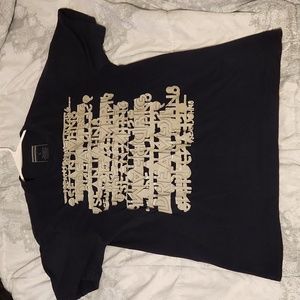 Sean John Navy Blue Dream Big Spellout Multi Logo T-Shirt